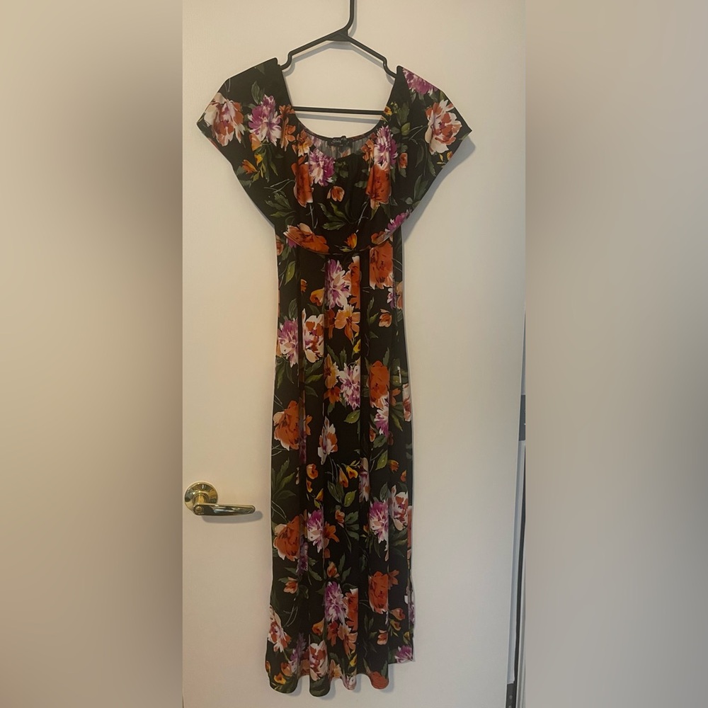 Slinky Brand Multicolor Floral Top